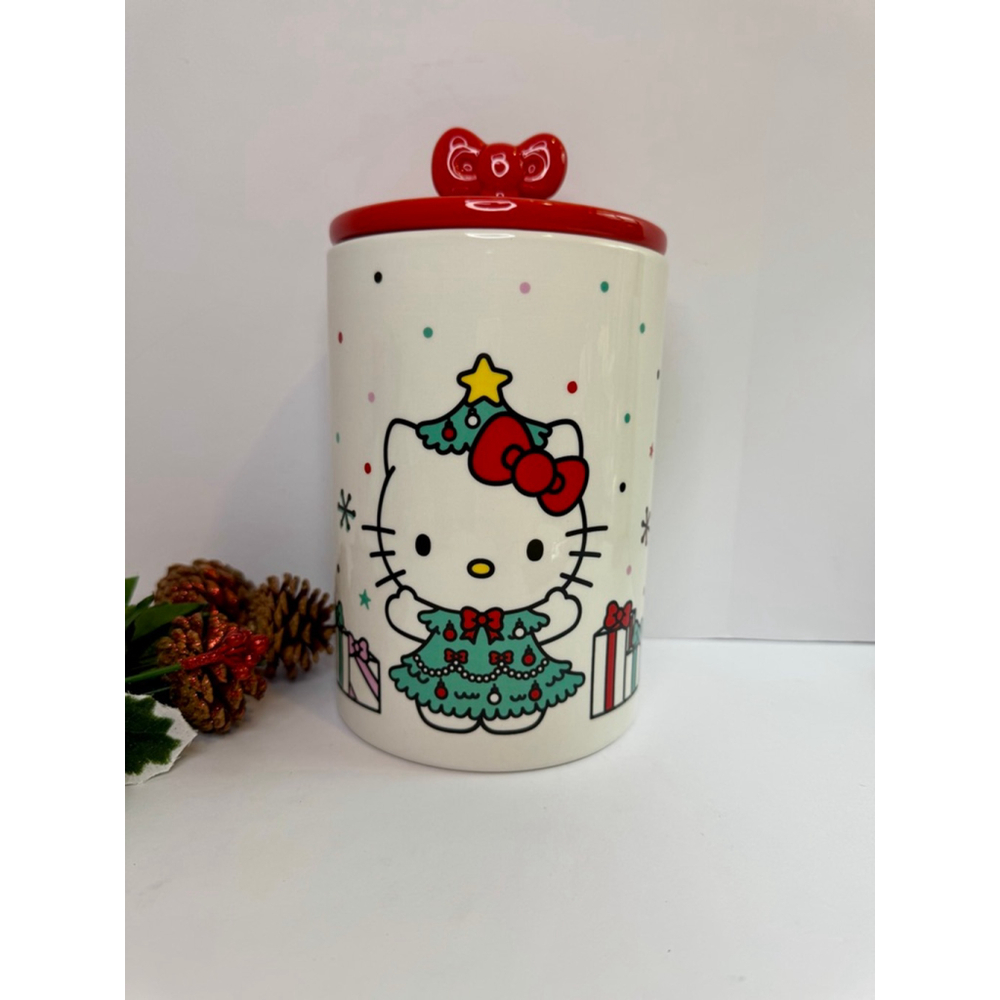 Hello Kitty Christmas Ceramic Canister